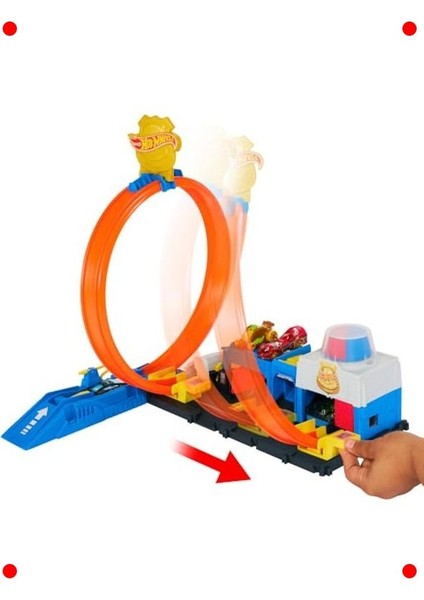 Polis Istasyonu Oyuncak Seti - Arabalı Pist fırsatları