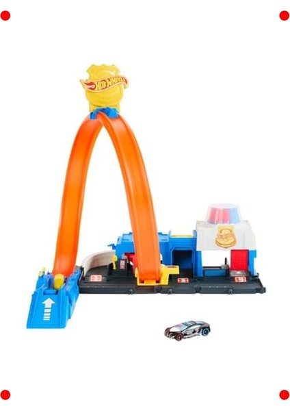 Polis Istasyonu Oyuncak Seti - Arabalı Pist indirimleri