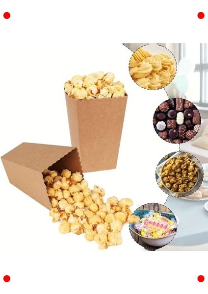 Parti ve Film Gecesi Için Popcorn Kutuları (8 Adet) fiyatları