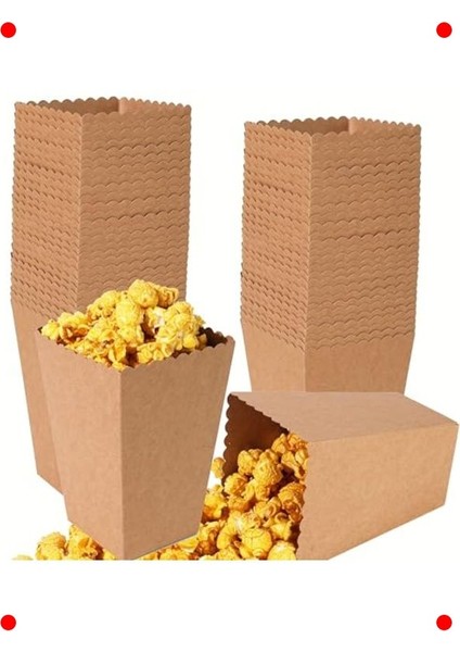 Parti ve Film Gecesi Için Popcorn Kutuları (8 Adet) fırsatları