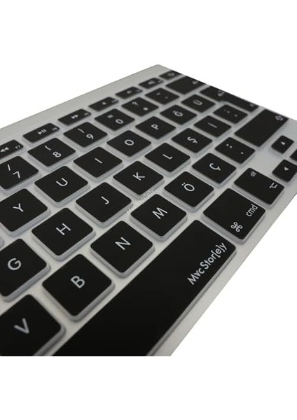 Klavye Kılıfı Keyboard-1 A1314 A1242 Model ile Uyumlu Türkçe Q Baskı Silikon Kılıf Siyah fiyatları