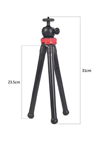 Profesyonel Fotoğraf ve Video Çekimi Tripot Telefon Tutucu Esnek 360 Açılı Youtuber, fiyatları