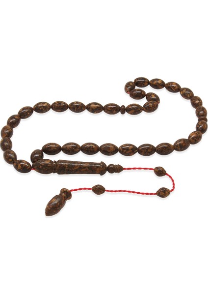 Sistemli Arpa Kesim Kahverengi Kokulu Tarçın Ağacı Tesbih