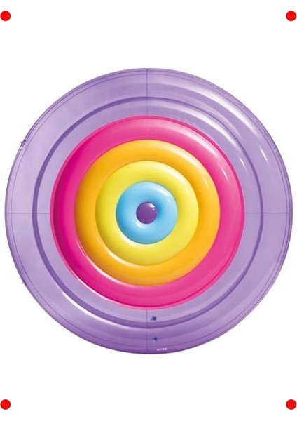 Büyük Nazar Boncuğu Şişme Ada Yatak 201 cm