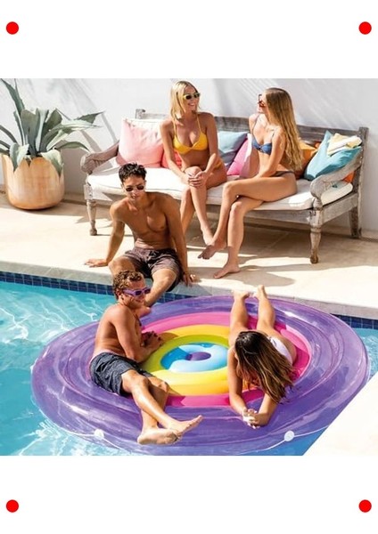 Büyük Nazar Boncuğu Şişme Ada Yatak 201 cm fiyatları