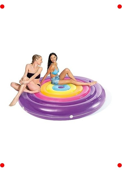 Büyük Nazar Boncuğu Şişme Ada Yatak 201 cm fırsatları