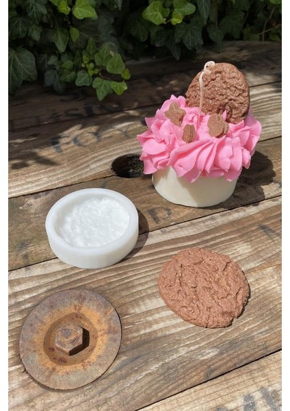 Concept Kurabiye Tekli Mum Kalıbı (Silikon) (Küçük Süsleme Kalıbı) 1 Adet