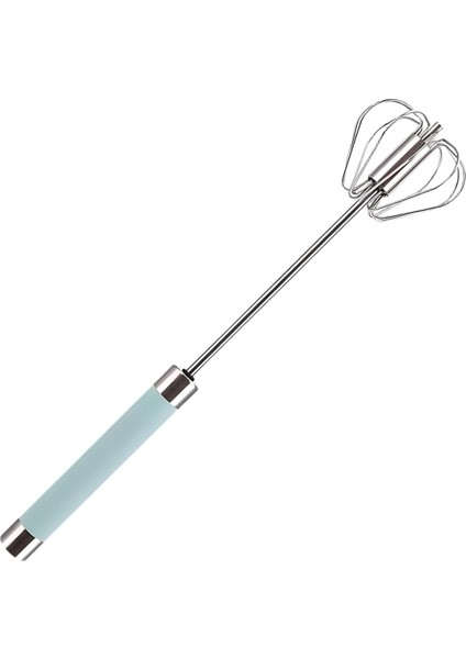 Çelik Yarı Otomatik Yumurta Çırpıcı - Pratik Çırpma Işlemi Için Elle Itmeli Döner Karıştırıcı