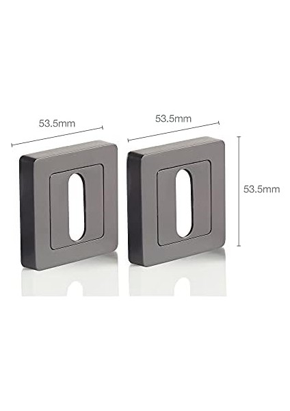 Bologna Serisi 35-ZR-8X8-A003-KT-56-11 Oda Tipi Kapı Kolu - Siyah Mat Kaplama - Parçalar Dahildir fiyatları