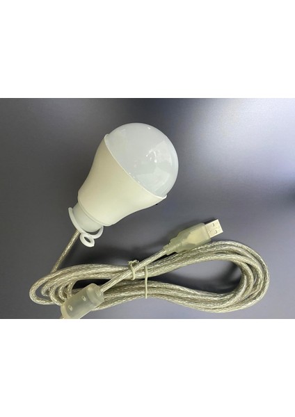 Lambası 3 mt LED Ampul USB Kamp Lambası Mini Kamp 5V Taşınabilir Asma Çadır Kablo Ampulleri Kamp Acil Işığı Yürüyüş Acil Işığı Balıkçılık Aydınlatma (5W)