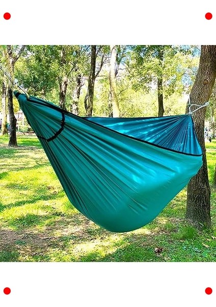 Turkuaz Kamp Hamağı - Taşınabilir ve Kolay Kurulum indirimleri