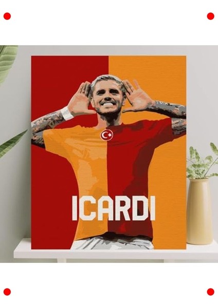 Sayılarla Boyama Tuval Seti 40X50CM (Fırça, Boya Dahil)