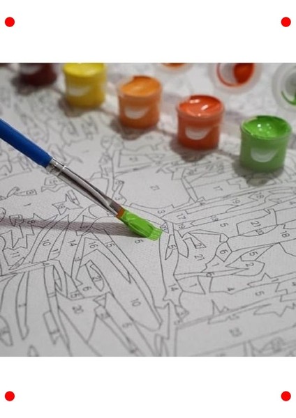 Sayılarla Boyama Tuval Seti 40X50CM (Fırça, Boya Dahil) modelleri