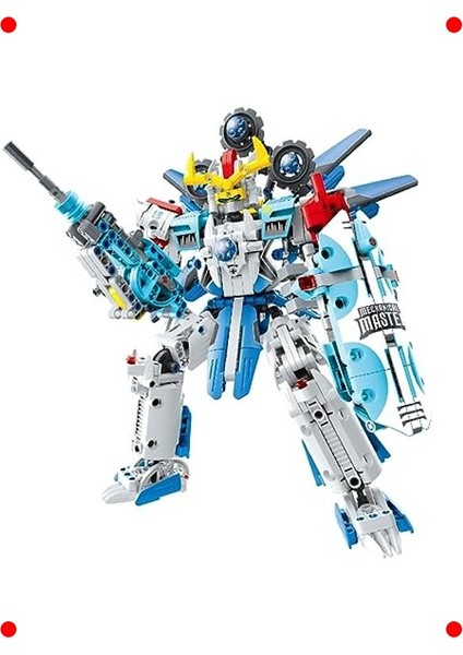 Stem Savaşçı Robot Yapım Seti - 502 Parça Eğitici Blok modelleri