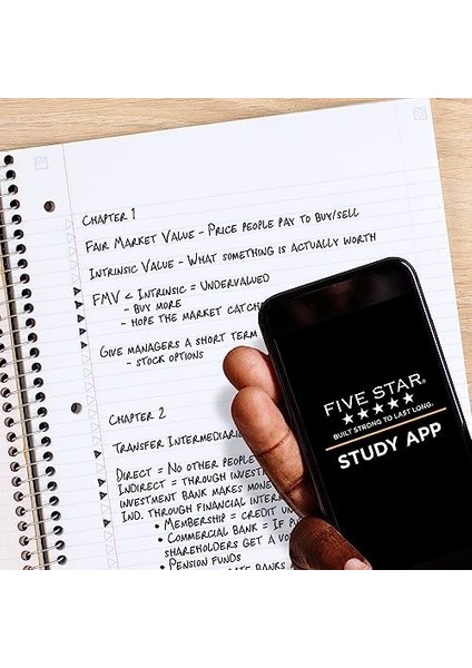 Star Spiral Defterler + Çalışma Uygulaması, Geri Dönüştürülmüş Kapak, 4&apos;lü Paket, 1 Konu, Kolej Çizgili Kağıt, 8-1/2 "x 11", Dizüstü Bilgisayar Başına 100 Sayfa, Zion Clay, Olimpik Yeşil, Buzul modelleri