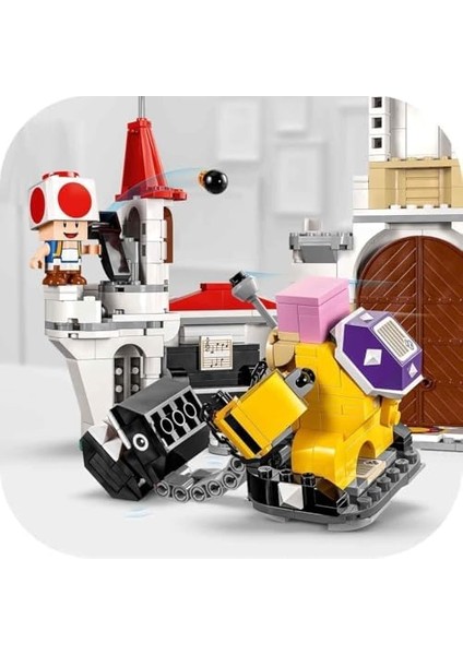 Super Mario Peach’in Roy ile Savaş 71435-7 Yaş ve Üzeri Çocuklar Için Karakteri Içeren Yaratıcı Oyuncak Yapım Seti (738 Parça) modelleri