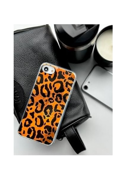 Go Aksesuar 7-8 - Se 2020 Leopar Renk Geçişli Esnek Silikon Kılıf - Leopar fiyatları