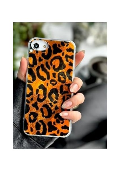 Go Aksesuar 7-8 - Se 2020 Leopar Renk Geçişli Esnek Silikon Kılıf - Leopar modelleri