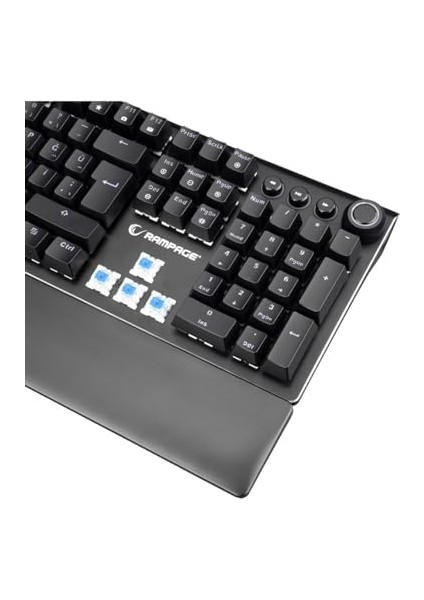 Thunder Switch Rgb Ledli Bilek Destekli Mekanik Oyuncu Gaming Klavye fiyatları