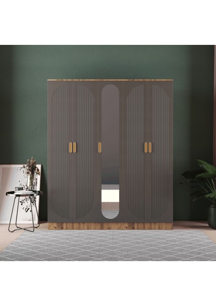 Soho 5 Kapaklı Eko Gardırop - Mdf Kapak fiyatları