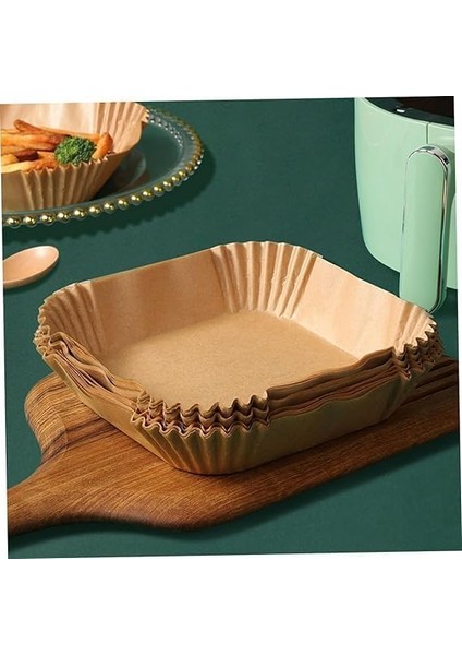 Airfryer Pişirme Kağıdı 100 Adet Fritöz Pişirme Kağıdı,fritöz Yağlı Kağıdı, Yanmaz Kağıt modelleri