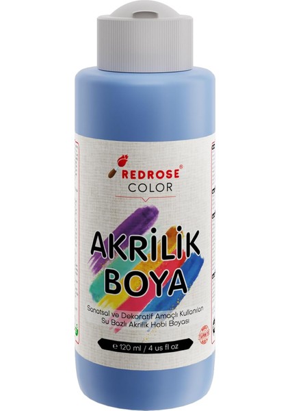 Rose Açık Mavi Akrilik 120 ml