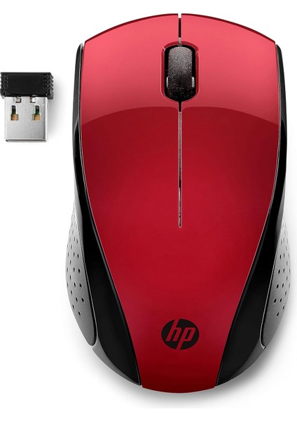 7KX10AA 220 Kablosuz Fare, Kırmızı