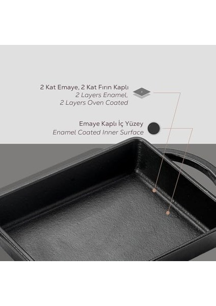 Döküm Mini 12X15 Tava fiyatları