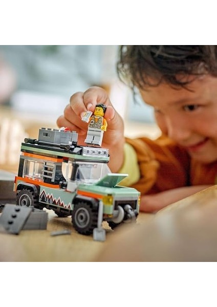 City 4x4 Arazi Dağ Arabası 60447-6 Yaş ve Üzeri Çocuklar Için Yaratıcı Oyuncak Yapım Seti, Doğum Günü Hediyesi (221 Parça) fiyatları