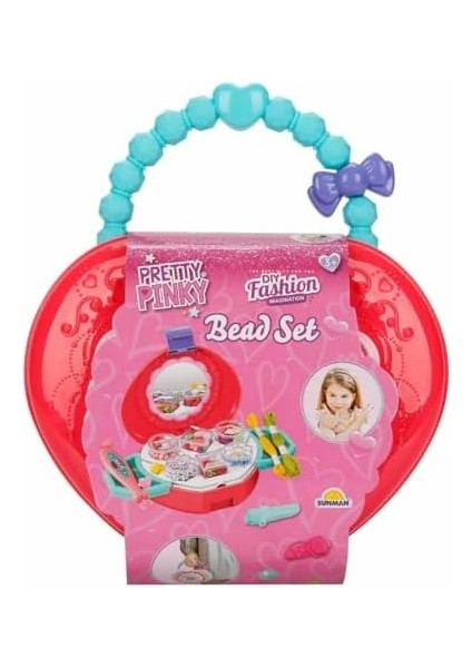 Pinky Hobi Boncuk Yapimi Kulplu Çanta modelleri