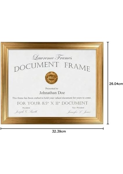Frames 8,5 x 11 Sutter Brüniert Bilderrahmen modelleri