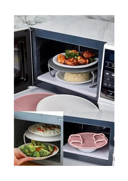 Katlanabilir Buzdolabı ve Mikrodalga Rafı Ayaklı Dayanıklı Düzenleyici Raf Beyaz fiyatları