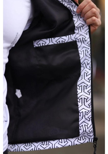 Unisex Kapüşonlu Içi Astarlı Yağmurluk - Beyaz fiyatları