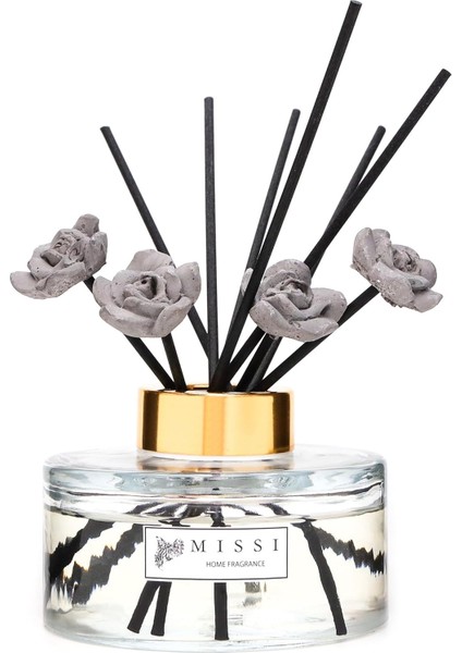 ml Siyah Bambu Çubuklu Vanilya Oda Kokusu