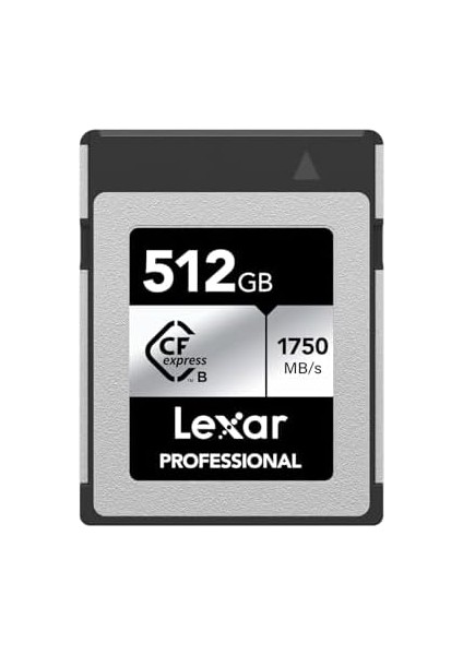 Professional Serisi 512 GB Cfexpress Kart, Tip B Cfe Kart, 1750 Mb/s&apos;ye Kadar Okuma Hızı, Pcıe GEN3X2 Özellikli Cf Kart, ile Uyumlu, Xqd Kamera ile Ters (LCXEXSL512G-RNENG) modelleri