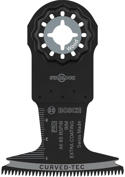 1x Pro Aıı 65 Bspıb Daldırmalı Kesim Testere Bıçağı (Sert Ahşap, Plastik Kaplı Levhalar, Genişlik 65 Mm, Professional Aksesuar Çok Fonksiyonlu Makine)