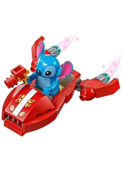 Lilo ve Stiç Plaj Evi 43268-9 Yaş Üzeri Prenses Seven Kız ve Erkek Çocuklar Için 6 Odası ve Çatı Gözlemevi Olan Uzay Gemisi ve 5 Minifigür Içeren Yaratıcı Oyuncak Yapım Seti (834 Parça) modelleri