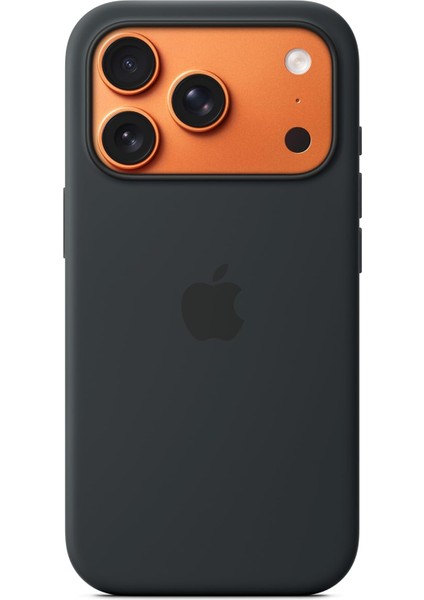 17 Pro Için Magsafe Özellikli Silikon Kılıf - Siyah ​​​​​​​