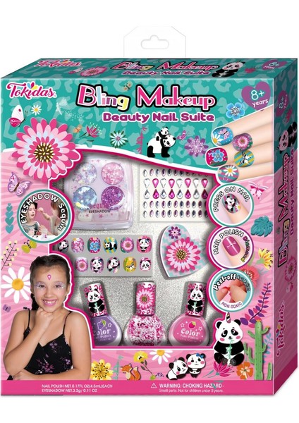 Tokidas Bling Makyaj Güzellik Tırnak Paketi