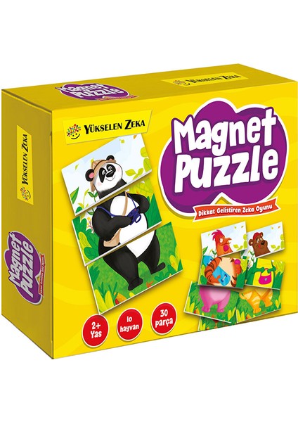 2+ Yaş Magnet Puzzle 1 Adet