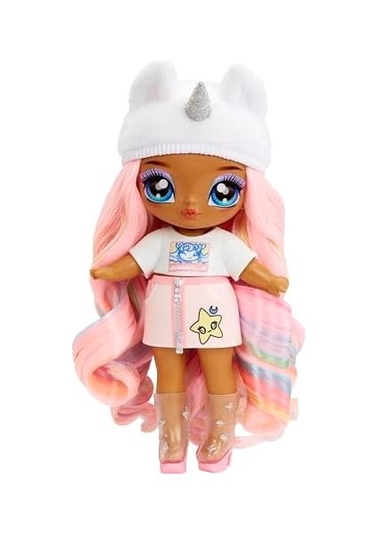 Na! Na! Surprise 3&apos;ü 1 Arada Sırt Çantası Yatak Odası Oyun Seti Whitney Sparkles Moda Bebek, Bulanık Beyaz Tek Boynuzlu At Sırt Çantası, Yastık ve Battaniyeli Dolap, Çocuklar Hediye, Yaş 4 fiyatları