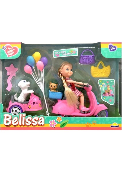 Motorsikleti ve Sevimli Köpeği Bebek Seti