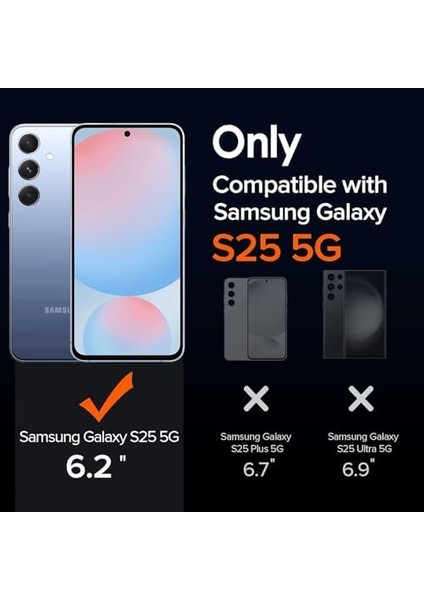 S25 Için Kılıf Kamera Korumalı ile Uyumlu Şarj Özellikli Şeffaf Silikon Kılıf (Şeffaf, S25) fiyatları