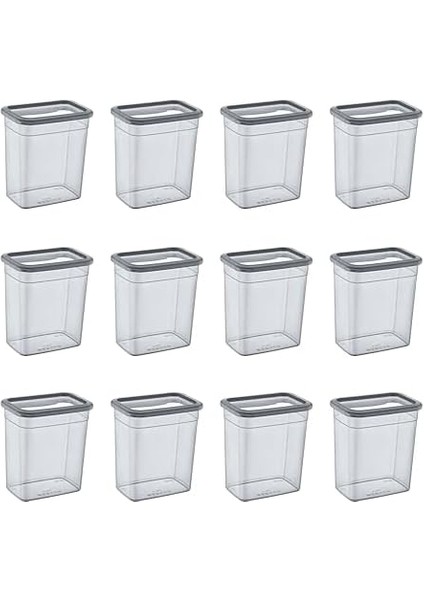 12&apos;li Set Skali Dikdörtgen Saklama Kabı 2350 ml fiyatları