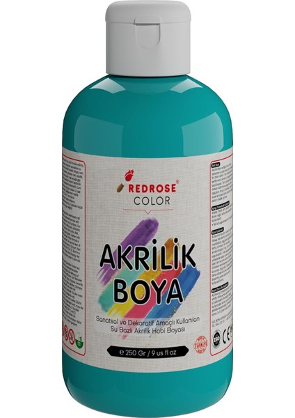 Rose Turkuaz Akrilik 250 gr