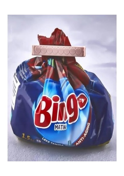 Poşet Klipsi, 6 ve 12 Adet Seçeneği, Karışık Renkli (12) modelleri