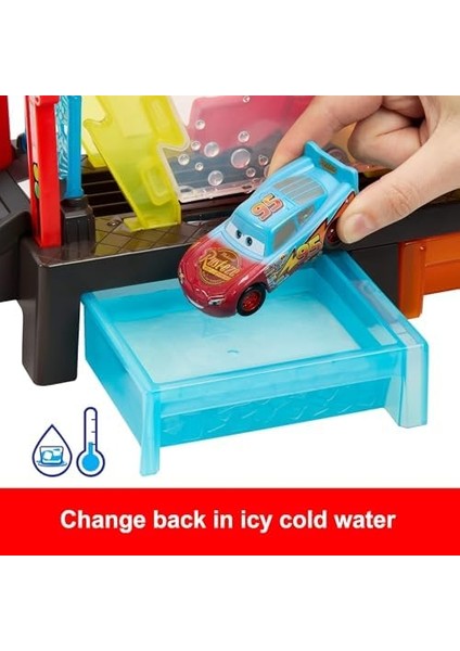 Renk Değiştiren Mcqueen ile Yıkama Oyun Seti Renk Değiştiren Mcqueen ile Yıkama Oyun Seti ve Renk Değiştiren Şimşek Mcqueen JBM70 fiyatları