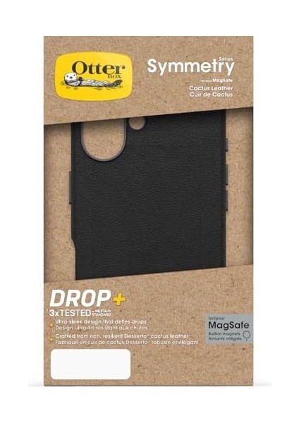 Symmetry Serisi Kaktüs Derisi Magsafe 16 Uyumlu Kılıf, Darbeye ve Düşmeye Karşı Koruyucu Ince Koruyucu Kılıf, Siyah fiyatları