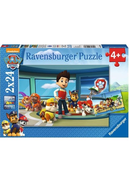 Paw Partol Dedektifler - 2X24P Puzzle - 90853