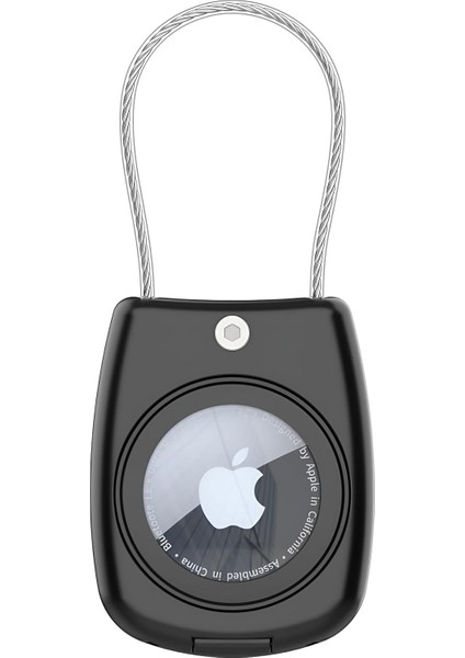 Için Darbeye Karşı Dayanıklı ve Kaybolmaya Karşı Güvenli Metal Halat ile Asılabilir Kılıf (Siyah)